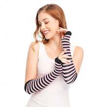 Bienvenu Punk Gothic Rock Long Arm Warmer Fingerless Gloves{"Color_name":""} - Nhiều màu10 - Xem 5
