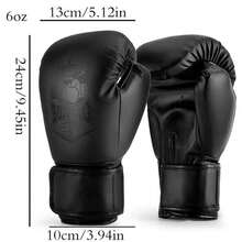 1 Set PU Leather Boxing Gloves With Hand & Foot Targets, Martial Arts Training Equipment Combo, Suitable For Home, Boxing Gym, Taekwondo Studio, Sparring Punching Bag - Multicolor - View 4