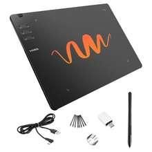 1pc OTG Digital Tablet With Drawing Pad, Passive Stylus Pen & 8 Replacement Nibs, Christmas/Birthday Gift For Girls Or Boys - Black - View 14