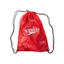 Speedo Wet Kit Mesh Drawstring Bag (Red) - 100% Polyester - (RD151) - Red - View 4