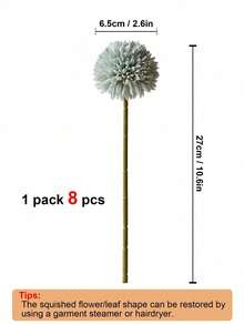 1/15 szt. Sztuczne kwiaty chryzantemy, kula mniszka lekarskiego, hortensja, bukiet, prezent dla przyjaciół, bukiet ślubny, dekoracja do domu, biura, kawiarni, przyjęcia weselnego - Wielokolorowe - Zobacz 2