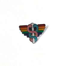 1pc Creative Rainbow Letter Badge Brooch, Fashion Enamel Lapel Pin, Collar Pin, Clothing Brooch, Metal Brooch, Fashion Jewelry Gift For Friends Christmas