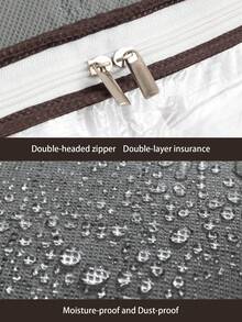 1pc Large Capacity Storage Bag, Non-Woven Quilt Storage Bag, Quilt Travel Moving Storage Packing Bag, Clothes Luggage Storage Bag, For Seasonal Storage And Organization Decorations, Autumn Decor, Festival Decor, Room Decor, Wardrobe, Under Bed Storage Box And Living Room Storage Bag, Christmas For Holiday Gift Giving