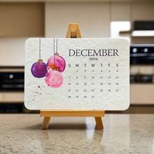 2026 Plantable Seed Paper Calendar With White Wildflower Seeds Desktop Calendar With Holder For Office Home Gift - Multicolor - View 2