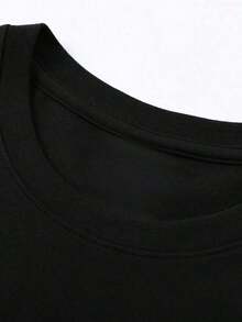 camisetas blusas para dama casuales elegantes premium playeras juvenil disfraces sudaderas para mujer camisetas de mujer liso playera disfraces de mujer niña disfraz pijamas pillamas para dormir de mujer pijamas para parejas - Negro - Ver 4