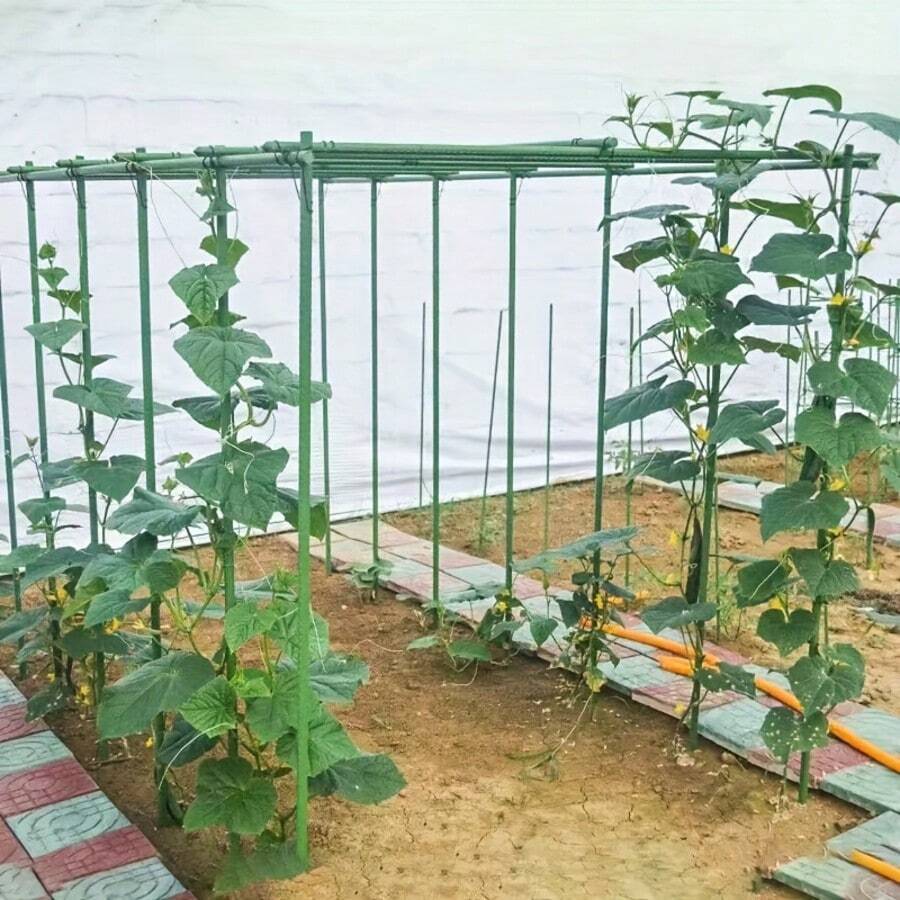 Sturdy Metal Climbing Plant Garden Trellis - Suitable For Various Plants, Cucumbers, Beans And Tomatoes - Plant Support Rack, Decorative And Functional, Ideal For Gardens, Balconies And Outdoor Spaces, Essential For Gardening Enthusiasts And Outdoor Planting