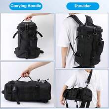 Fishing Bag, Fishing Bag, Fishing Equipment Bag, Multifunctional Fishing Equipment Backpack, Reinforced Large Capacity And Comfortable Style (Suitable For Outdoor Fishing/Hiking/Camping), Empty Bag, Gift, Thanksgiving, Christmas,
