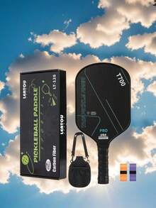 T700碳纤维纹理哑光匹克球拍，比赛级，盒装 - 彩色 - 查看 7