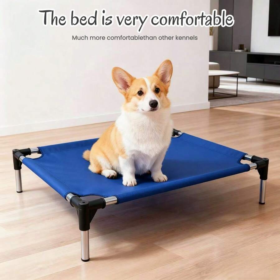 Giường cho thú cưng thoáng khí và thoải mái, phù hợp cho chó nhỏ, vừa và lớn, sử dụng trong nhà và ngoài trời