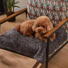 Kritter Planet Waterproof Blanket For Dogs Pee Proof Sherpa Fleece Reversible Cover For Couch Or Bed Liquid Proof Furniture Protector For Small Medium Size Animals - 30"x25"+Màu xám than - Xem 3