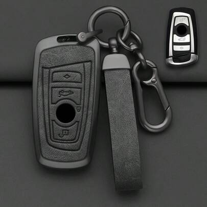 Funda de aleación para llave de coche estilo accesorio para BMW F20 F30 G20 F31 F34 F10 G30 F11 X3 F25 X4 I3 M3 M4 Serie 1 3 5, regalo de Navidad