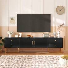 Television Stands & Entertainment Centers - Black - View 2