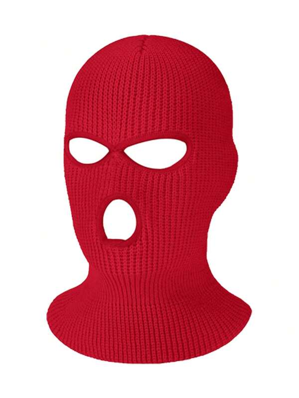 3-Loch Winter Gestrickter Maske für Wärme Balaclava Hut geeignet für Outdoor-Sport Skifahren Radfahren Gesichtsmaske