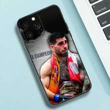 Custodia per telefono compatibile con Ilia Fighting T-Topuria, adatta per modelli ,16e, 16, 15, 14, 13, 12, 11, Pro, X, XS, Max, XR, Plus, Mini, in morbida cover nera, compatibile anche con i modelli 17, 17 Pro e 17 Pro Max - Z5 - Visualizzare 8