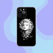 Custodia per telefono in silicone morbido e trasparente, compatibile con 16, 15, 14, 13, 12, 11 Pro, Max, Plus, X, XS, XR, SE, Mini, raffigurante l''icona sexy di . Compatibile anche con i modelli 17, 17 Pro e 17 Pro Max. - Z4 - Visualizzare 10