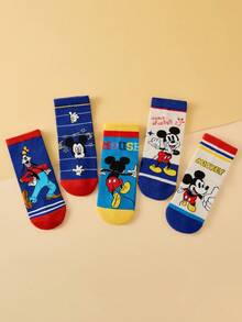 Disney 10/5 双正品 & Friends 儿童袜子，新年礼物袜，男童冬季袜子，卡通圣诞新年动画袜，男童袜子，家居地板袜，新奇趣味礼物袜，儿童袜子，袜子 - 彩色 - 查看 4