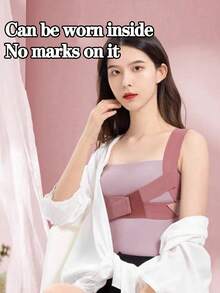 Women's Posture Corrector Belt - Adjustable Back Brace With For Spinal, Gym, Everyday Posture Improvement - Non- Support & Sexy Body Contouring Belt, Back Posture Corrector, Sleek Design, Adjustable Straps