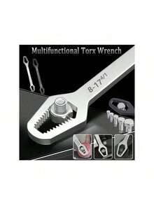 Universal Double-Torx Wrench, Adjustable , Upgrade Your Toolbox, Tools Men - 1 - View 2