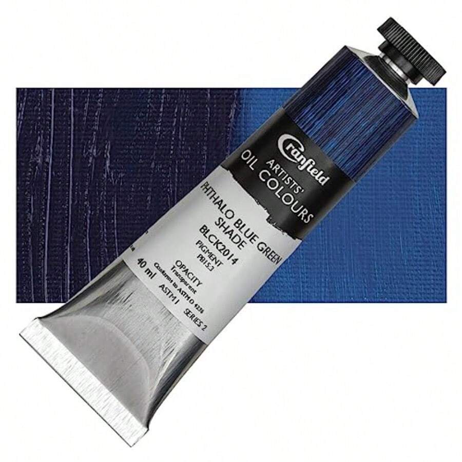 Cranfield Artists Oil Paint 40 Ml Series 2 Phthalo Blue Green Shade