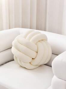 1个装饰性打结抱枕球。球形装饰抱枕/靠垫，适用于家用椅子、沙发等。优雅时尚。圆形天鹅绒打结抱枕靠垫，适用于日常聚会、派对、圣诞装饰和其他场合。 - 粉色 - 查看 2