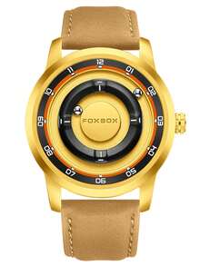 Foxbox Kids Watch Fashionable Boy's Watch, Cool Dial Display Design Waterproof Rotating Magnetic Bead Watch, Gift For Family Party