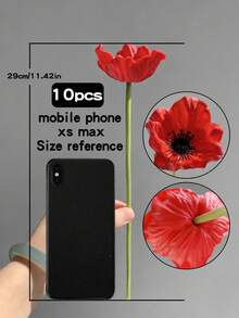 10 件人造红罂粟花，适用于房间装饰、家居装饰、生日装饰、厨房装饰、礼品、卧室装饰、婚礼装饰、办公桌配件、客厅装饰、桌面中心装饰、花园装饰、户外装饰、派对装饰、婚礼装饰、新娘背景道具 - 紅色 - 查看 14