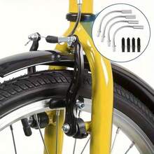 4 Paar Fahrrad Gummi Schlauch Bremsleitungen, Fahrrad Zubehör - Geeignet für alle Fahrradtypen