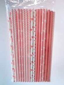 100 قطعة/عبوة قش ورقي أحادي الاستخدام متعدد الألوان، 6*197 مم | مناسب لمختلف الحفلات والأعياد والأعراس والمطاعم والمقاهي والاستخدام التجاري - متعدد الألوان - مشاهدة 13