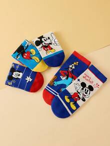 Disney 10/5 双正品 & Friends 儿童袜子，新年礼物袜，男童冬季袜子，卡通圣诞新年动画袜，男童袜子，家居地板袜，新奇趣味礼物袜，儿童袜子，袜子 - 彩色 - 查看 6