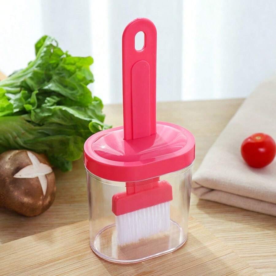 Oil Brush Kitchen Pancake Household High Temperature Resistant Silicone Edible Brush Sauce Barbecue Oil Brush - Multicolor - View 1