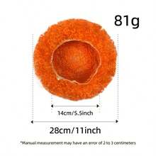 Colorful Explosion Wig, Clown Style Fan Prop Costume Accessory - Multicolor - View 10