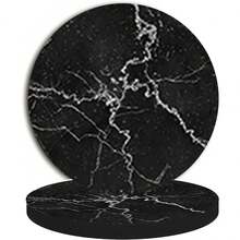 Bộ 2 miếng lót ly họa tiết đá cẩm thạch dùng cho ô tô, miếng lót ly trang trí hình tròn 2,8 inch, phụ kiện đựng cốc thời trang giúp giữ cho cốc ô tô của bạn sạch sẽ và khô ráo, thích hợp làm lót ly gia đình và lót ly cốc nước trên ô tô, thích hợp làm quà tặng ngày lễ và sinh nhật - Tàu lượn siêu tốc ô tô - Xem 13