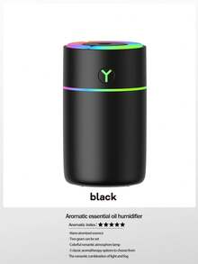 USB Electric Humidifier, Aroma Diffuser, Essential Oil Purifier, Aroma Atomizer With Light, Suitable For Cars, Homes, Bedrooms, Small Desktop Humidifier For Home Use, Replenishes Moisture, Sprays Humidification, USB Portable Car Night Light Aroma Diffuser, Small Air Humidifier With LED Light Aroma Diffuser.