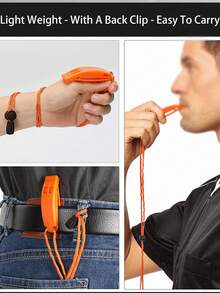 Outdoor Emergency Survival Dual-Frequency Whistle, Flood Whistle, Dual-Frequency Survival Emergency Anti-Loss, Dolphin Sound, Neck-Hanging Whistle