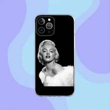 Custodia per telefono in silicone morbido e trasparente, compatibile con 16, 15, 14, 13, 12, 11 Pro, Max, Plus, X, XS, XR, SE, Mini, raffigurante l''icona sexy di . Compatibile anche con i modelli 17, 17 Pro e 17 Pro Max. - Z4 - Visualizzare 2