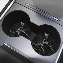 Bộ 2 miếng lót ly họa tiết đá cẩm thạch dùng cho ô tô, miếng lót ly trang trí hình tròn 2,8 inch, phụ kiện đựng cốc thời trang giúp giữ cho cốc ô tô của bạn sạch sẽ và khô ráo, thích hợp làm lót ly gia đình và lót ly cốc nước trên ô tô, thích hợp làm quà tặng ngày lễ và sinh nhật - Tàu lượn siêu tốc ô tô - Xem 8