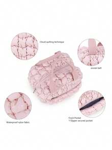 妈咪云朵图案手提包套装，包含妈咪包和妈妈单肩包 - 彩色 - 查看 6