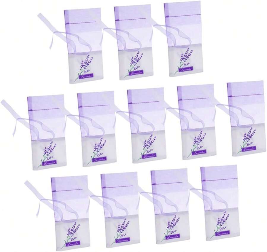 Yardenfun 12 Piezas Bolsita De Lavanda Paquetes De Bolsitas Cajones De Bolsitas De Lavanda Cajón Perfumado Saquitos con Aroma a Lavanda Ambientador De Armario Bolsitas De Lavanda Bolsa Bolso - negro - Ver 1