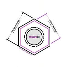 24157 - Juego de 4 cierres para rueda de asiento rosca M12x 1, 5, cromados - inicial - Ver 4