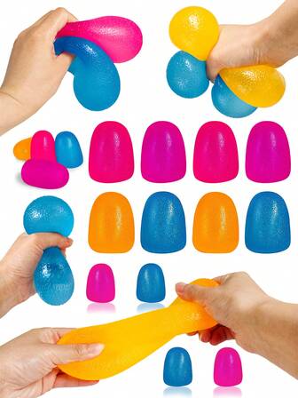 Juguetes sensoriales antiestrés que se elevan lentamente, juguetes táctiles para fidget, utilizados para aliviar el estrés y la ansiedad, ejercicio manual-TDAH, autismo, juguetes de descompresión para adultos en la oficina, regalos festivos, regalos de Navidad