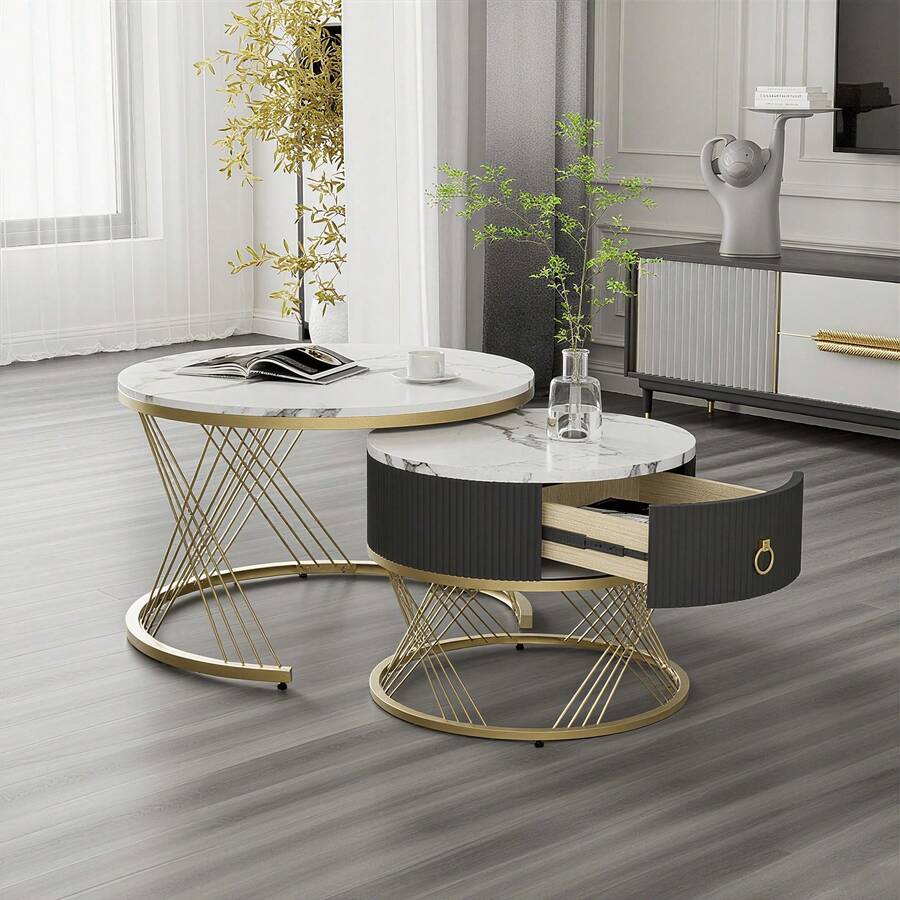 Coffee Tables - White - View 1