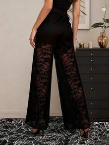 女式拼接设计性感街头风裤子