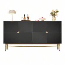 Buffets & Sideboards - Black + Particle Board - View 7