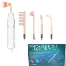 High Frequency Facial Massager, Portable Skin Care Wand, High Frequency Gift Set, Best Gift For Women - UK Plug(220-240V) - View 2