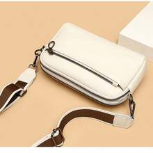 Soft Leather Fashion Women's Bag - White - View 2