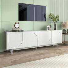 Television Stands & Entertainment Centers - White - View 1