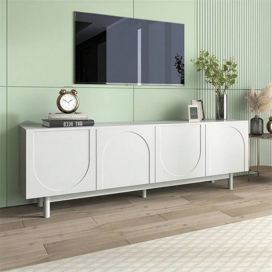 Television Stands & Entertainment Centers - White - View 1