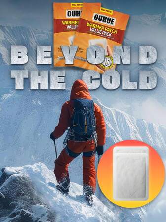 10 piezas/20 piezas/30 piezas/40 piezas Parches térmicos, Calentadores corporales autocalentables, Calentadores de invierno, Esenciales para niñas durante su período menstrual, Regalos de Navidad, Calentadores de manos, Regalos para hombres, Rellenos de calcetines, Calentadores de manos recargables