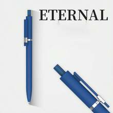 1 Stück 0,5 mm Retraktiver Schwarzer Kugelschreiber, sehr attraktives Vintage Schreibwaren für Studenten, Gummikugelschreiber, Touchscreen Stylus Spitze - Mittlere Spitze, Flüssiges Schreiben, Anti-Rutsch, Schwarze Tinte, Neuartiges Geschenk für Büro, Kollegen, Notizen, Journaling, perfekt für Erwachsene, Frauen & Männer