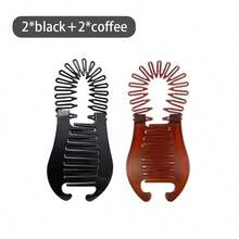 1/2个装发夹 - 柔软香蕉马尾夹，适用于普通及蓬松发型，握感舒适，多功能造型工具，适用于沙龙及家庭，垂直美发工具，灵活香蕉夹，马尾夹，发梳，适合女士发饰，打造蓬松发型，时尚发夹，美发师用品发饰，女士，秋季，旅行，美发工具，女士配饰，美发用品，秋季，头发，发饰，女士发饰，旅行，发饰，女士发饰，美发工具，美发用品，用品，美容配饰，礼物，旅行，女士礼物，美发用品，圣诞礼物 - 彩色 - 查看 20